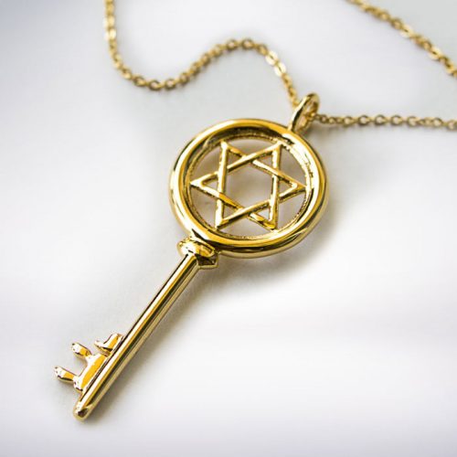 gold plated jerusalem key